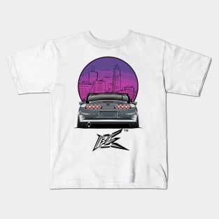 toyota supra a80 lowered gray Kids T-Shirt